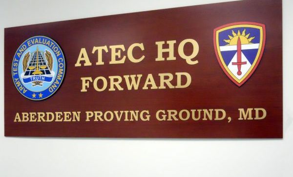 People Signs - ATEC HQ, Aberdeen Proving Ground,MD